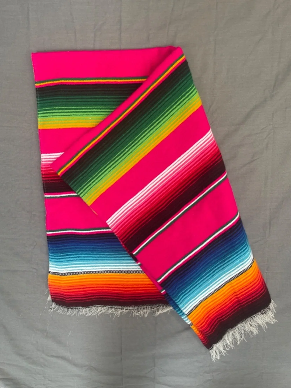 Traditional Mexican Serape Blanket
